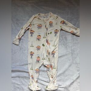 Angel Dear 3-6 Month Onesie Bonjour Print